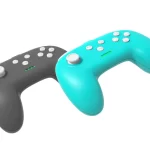 Switch Pro Bluetooth Wireless Game Controller NS Lite Mini Grip Dual Vibration Private Mold with Rubber Coating