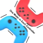 Switch Pro Bluetooth Wireless Game Controller NS Lite Mini Grip Dual Vibration Private Mold with Rubber Coating