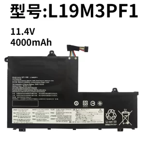 Compatible with Lenovo L19M3PF1 ThinkBook 14/15-IML/IIL L19C3PF9 Laptop Battery