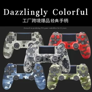 P4 Wireless Bluetooth Controller – Multi-Function Gamepad with Simulated Six-Axis Joystick and Vibration for PC & eSports