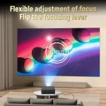 M200S New Home Mini Projector Portable Micro Kids Family Wired Mobile Screen Sharing Projector