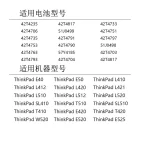 Compatible with Lenovo T410 SL410K L421 SL510 E50 E425 T520 W520 Laptop Battery