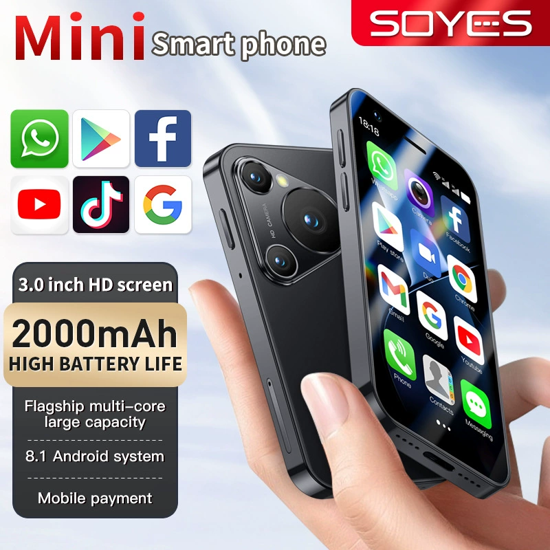 SOYES P70 Pro Max Mini Smartphone 3-inch Quad-core Processor Google Android 8.1 International Version