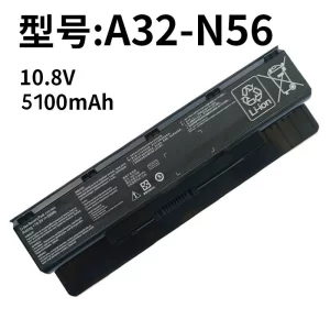 Replacement Laptop Battery for ASUS A32-N56 F45U N46V N46VM N56V N56VZ N76