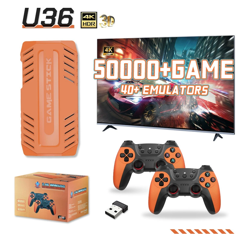 Cross-Border New U36 Home Game Console HD 2.4G Wireless Retro PSP TV Game Console Emulator