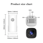 Cross-Border New Mini Portable Projector LCD Android Projector Indoor Ultra HD High-Quality Sound