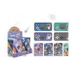 Mini Handheld Game Console Cute Cartoon Mini Keychain Game Console Classic Tetris Version