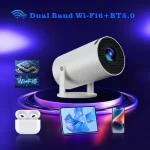 Cross-Border Mini Portable Cylinder Projector for Home Theater 4K Game Projector