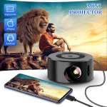 Cross-Border Mini Home Projector Portable Screen Sharing Projector for Kids Mobile Animation