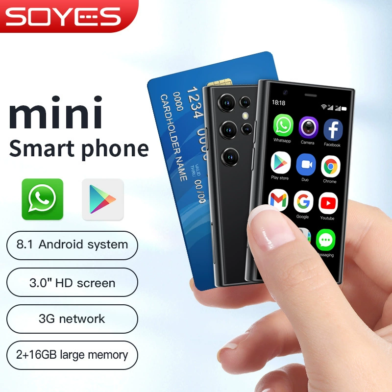 SOYES S23 Pro Mini Phone Dual SIM Quad-core Google 3G Android Smart Mini Dual SIM Phone