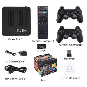 New Cross-Border G11 Pro HD TV Game Box Dual System Android 9.0 Wireless Home Game Console