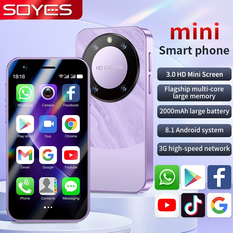 SOYES F8 Pro Max Cross-border Mini Smartphone 3G Android Quad-core Dual SIM Dual Standby Google Compact Phone