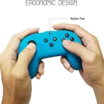 Switch Pro Bluetooth Wireless Game Controller NS Lite Mini Grip Dual Vibration Private Mold with Rubber Coating