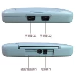 Classic Dual Player TV Game Console – Retro 8-bit FC Red & White Console with Yellow Cartridge Slot for Home Use, Amazon Hot Seller