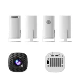 New Cross-Border Game Projector H713 P30MAX Mini Home 4K Dual WIFI Bluetooth Portable Projector