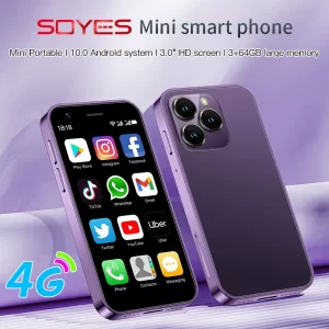 SOYES XS16 Mini Smartphone Pocket-sized Thin 4G Android Student Kids Card Phone