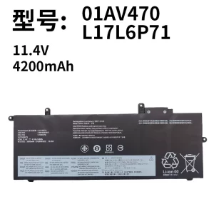 Compatible with Lenovo L17L6P71 01AV470 ThinkPad X280 L17C6P71 Laptop Battery