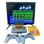 Classic Dual Player TV Game Console – Retro 8-bit FC Red & White Console with Yellow Cartridge Slot for Home Use, Amazon Hot Seller