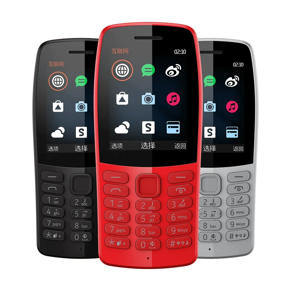 Cross-border Supply H210 2G GSM Dual SIM Elderly Student Button Feature Phone Long Standby Wholesale