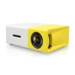 POWERFUL Cross-Border Hot-Selling M20 Yellow & White Mini Portable Projector YG300 for Home Use and Kids' Educational Projection