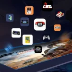 X2 Blue Home Game Console – Dual Player 4K Wireless HD TV Arcade Console for Cross-border HDMI Family Gaming