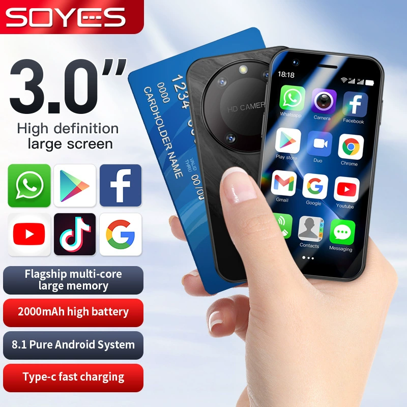 SOYES F8 Pro Max Cross-border Mini Smartphone 3G Android Quad-core Dual SIM Dual Standby Google Cross-border Hot Sale