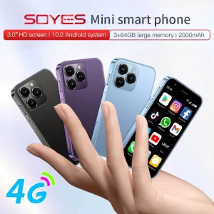 SOYES XS16 Mini Smartphone — Compact 4G Android Card Phone for Students and Kids
