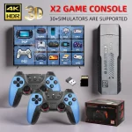 X2 Blue Home Game Console – Dual Player 4K Wireless HD TV Arcade Console for Cross-border HDMI Family Gaming