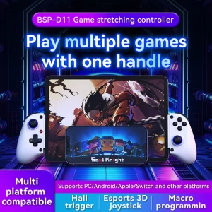 D11/D11S Stretchable Game Controller with Hall Trigger for Switch/PC/Android/iOS Bluetooth XBOX Streaming Gamepad