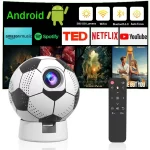 Cross-Border Portable Android Smart Projector 720P 4K Auto-Focus Screen Casting Home Office Projector