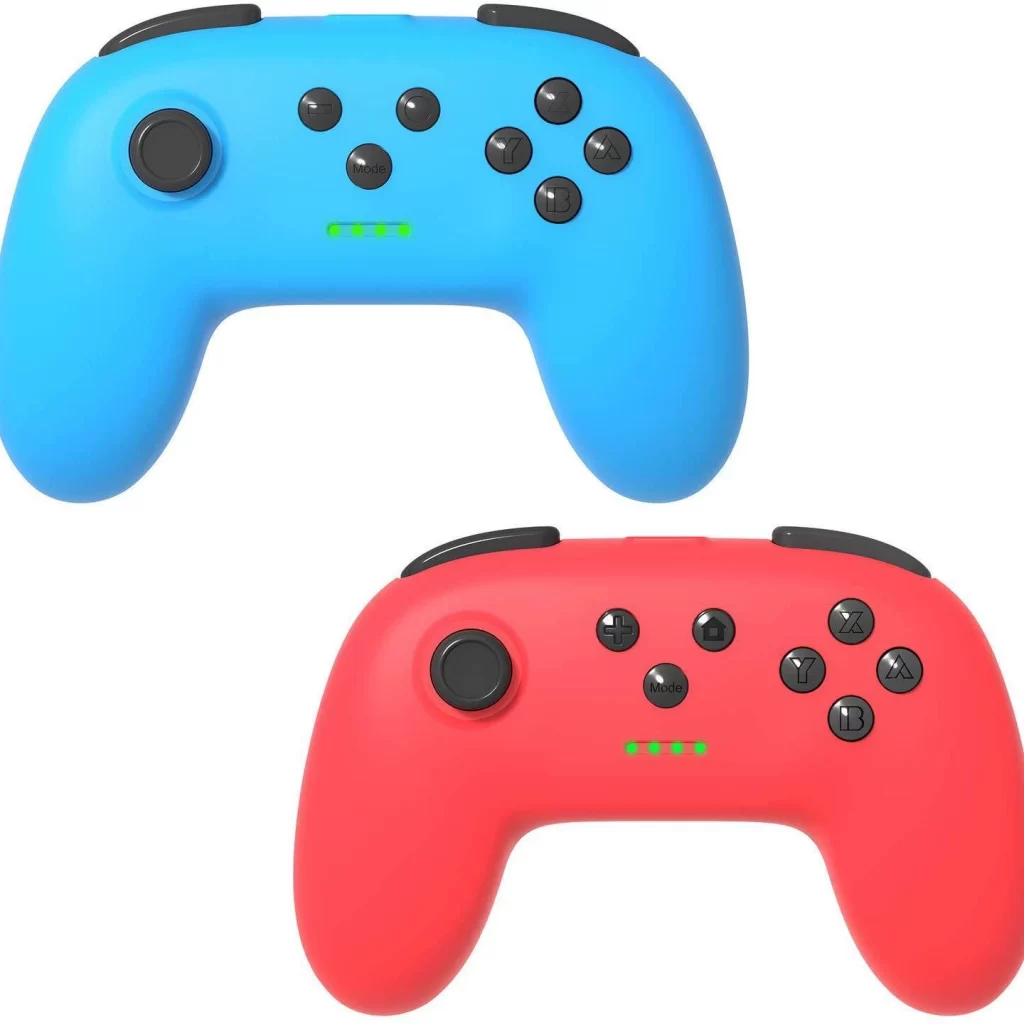Switch Pro Bluetooth Wireless Game Controller NS Lite Mini Grip Dual Vibration Private Mold with Rubber Coating