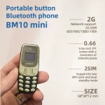 L8Star BM10 Cross-border Flip Mini Phone Bluetooth Player Student Keypad Dual SIM Senior Phone