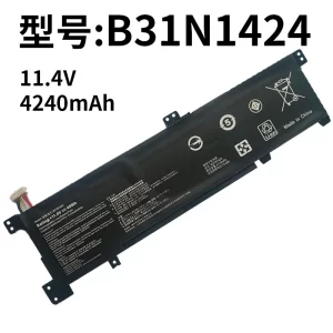 Replacement Laptop Battery for ASUS B31N1424 A400U A401L K401L/U V405L U4000