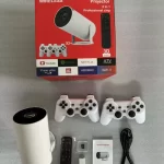 Cross-Border Export Game Projector M300MAX Portable 4K HD 600P Dual Wireless Controller Factory Direct Sale