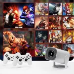 Cross-Border Affordable P30 Max Projector with Game Controller Two-in-One Smart HD Projector