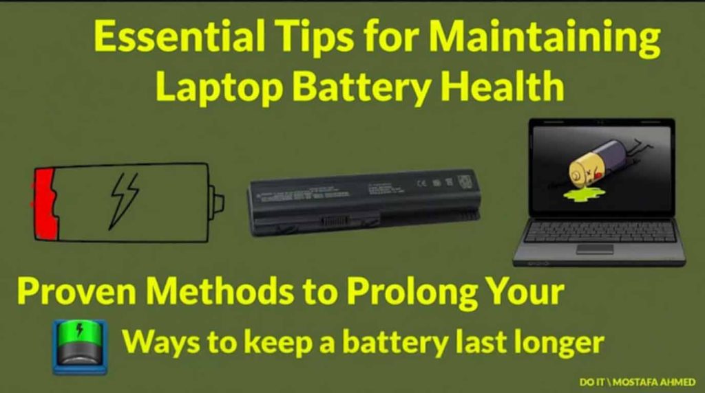 Laptop Battery Power Saving & Maintenance Tips