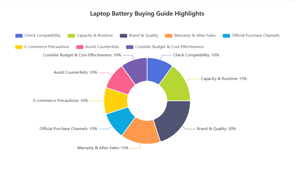 Laptop Battery Buying Guide Highlights